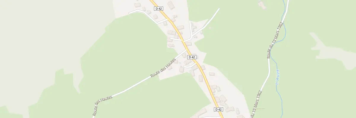 Plan du 5222 Recharinges à Araules