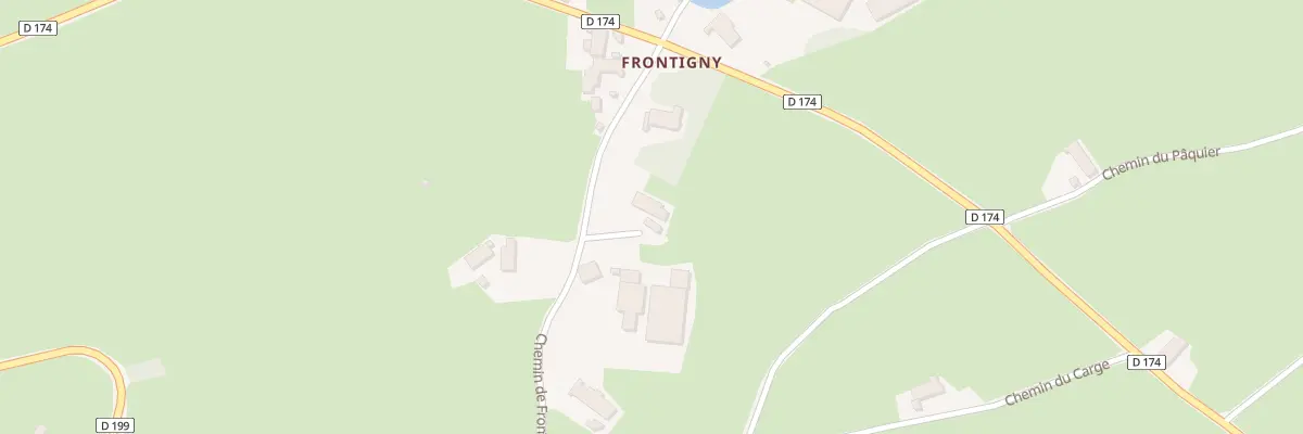 Plan du 220 Che de Frontigny à Briant