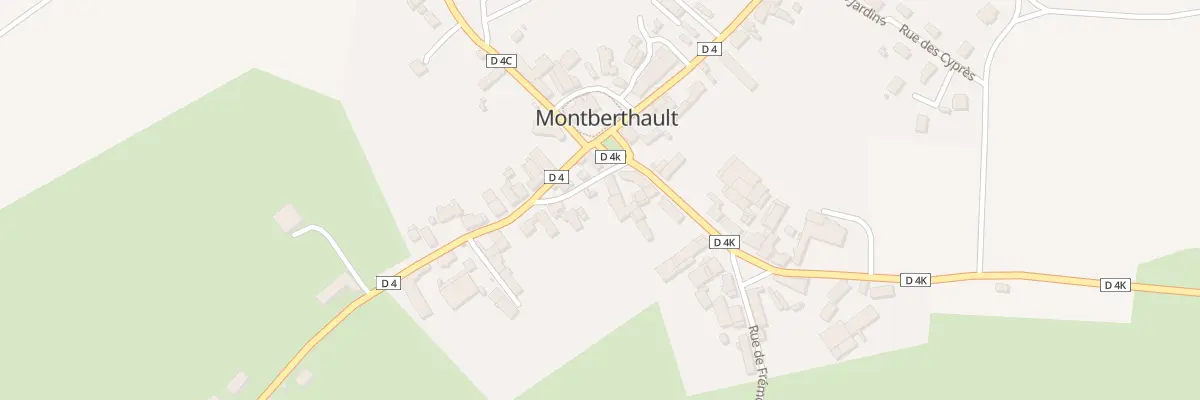 Plan du 4 Rue de l’Eglise à Montberthault