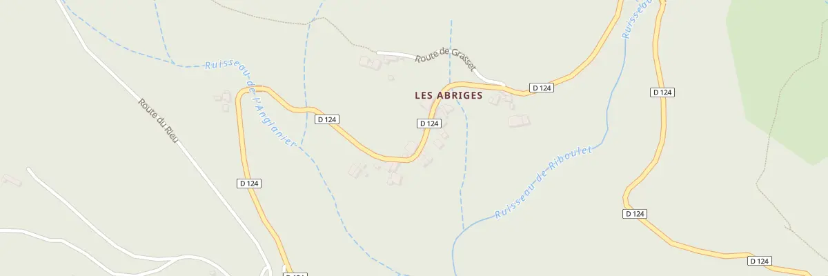 Plan du 1796 Rte du Riboulet à Laboule
