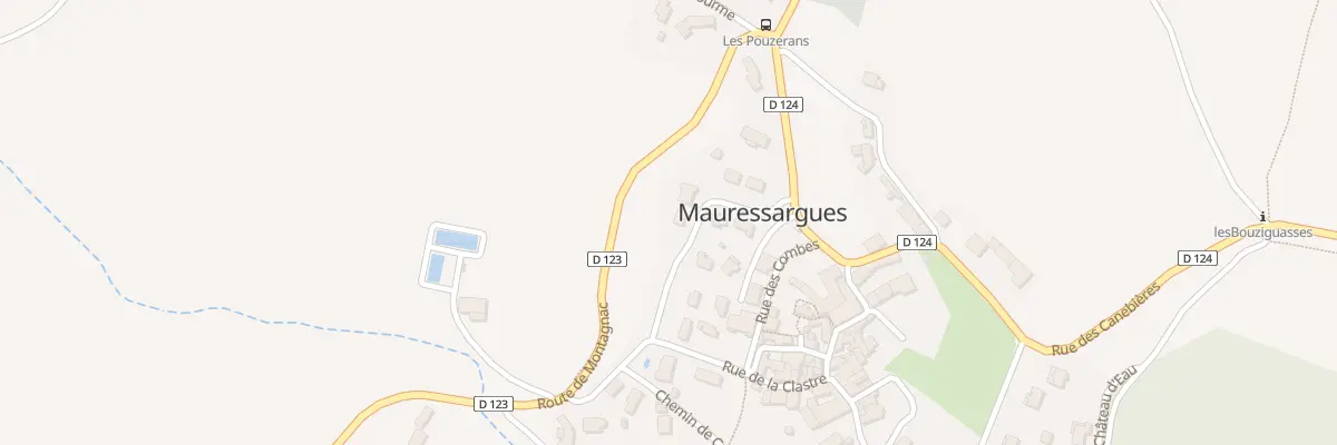 Plan du 92 Rue Traversière à Mauressargues