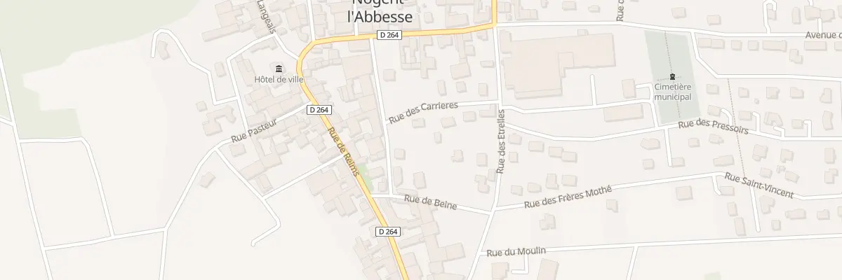 Plan du 85 Rue des Carrières à Nogent-l’Abbesse