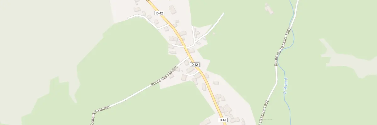 Plan du 390 Rte du Sabotier à Araules