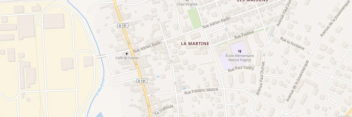 Plan du 13 Rue Jules Boulouvard à Salindres
