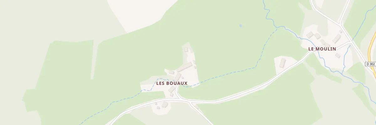Plan du 4 Les Bouaux à Cussy-en-Morvan