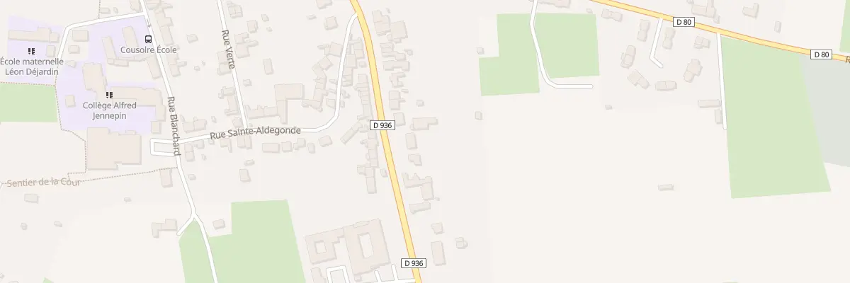 Plan du 24A Rue de Landeliès à Cousolre