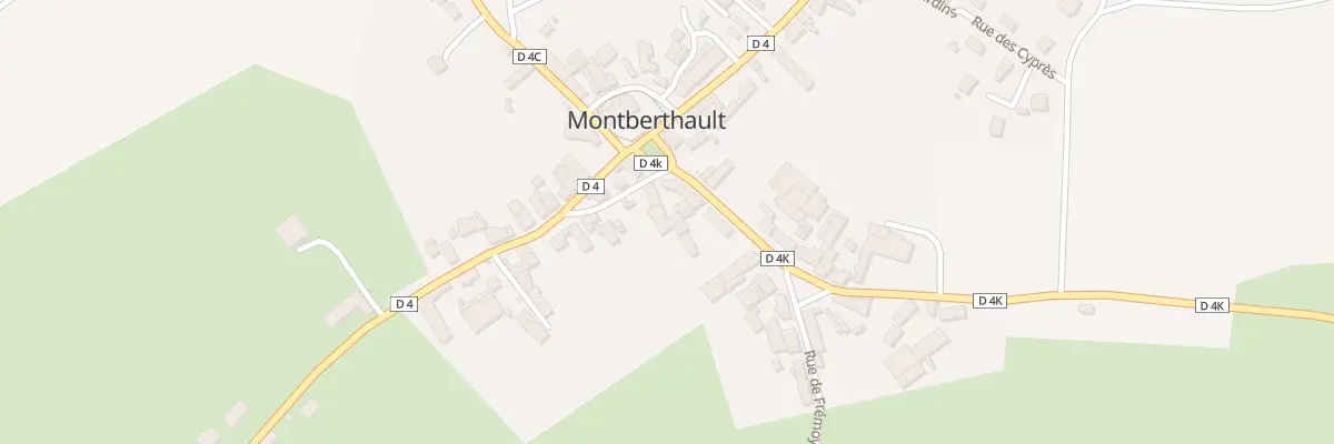 Plan du 4B Rue de l’Eglise à Montberthault