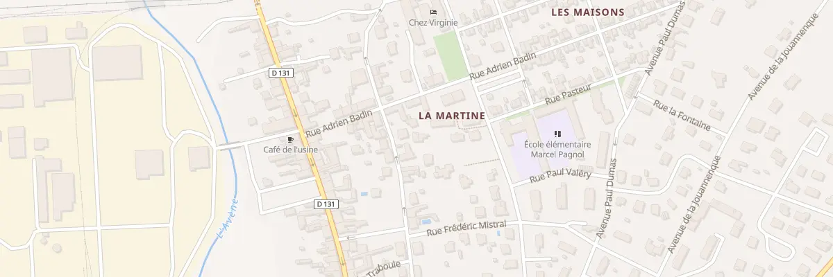 Plan du 9 Rue Jules Boulouvard à Salindres