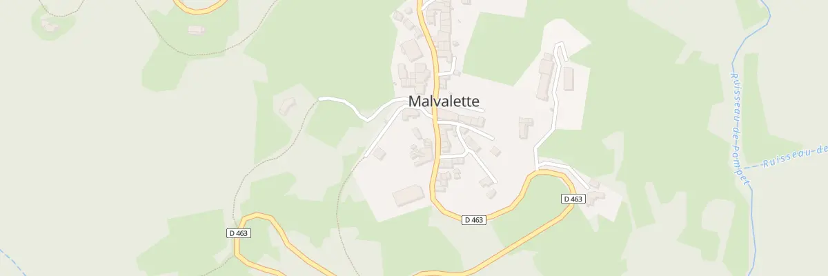 Plan du 5003 Le Bourg à Malvalette