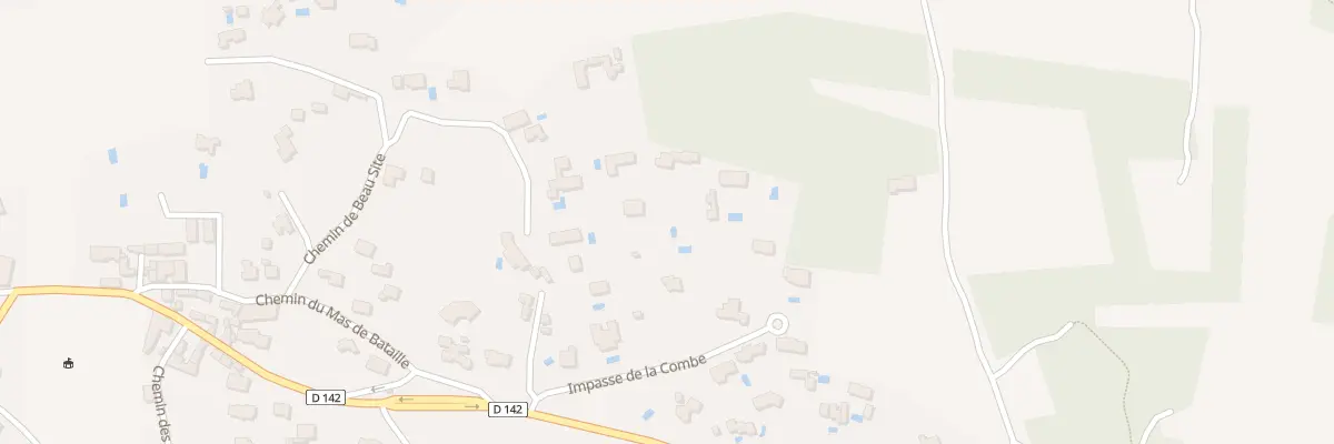 Plan du 115 Che de la Villa des Chênes à Aubais