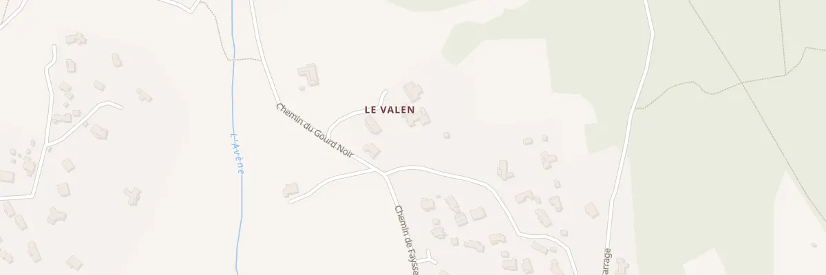 Plan du 6 Che de la Farigoulière à Rousson