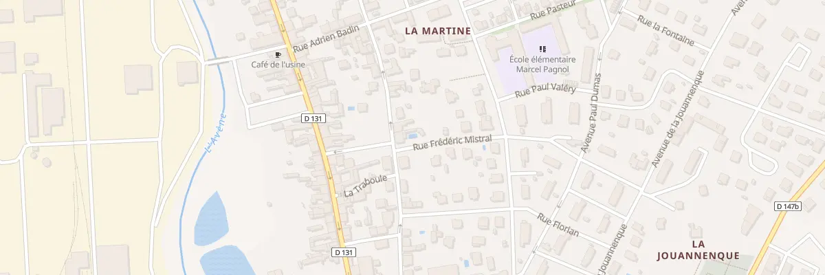 Plan du 21 Rue Jules Boulouvard à Salindres