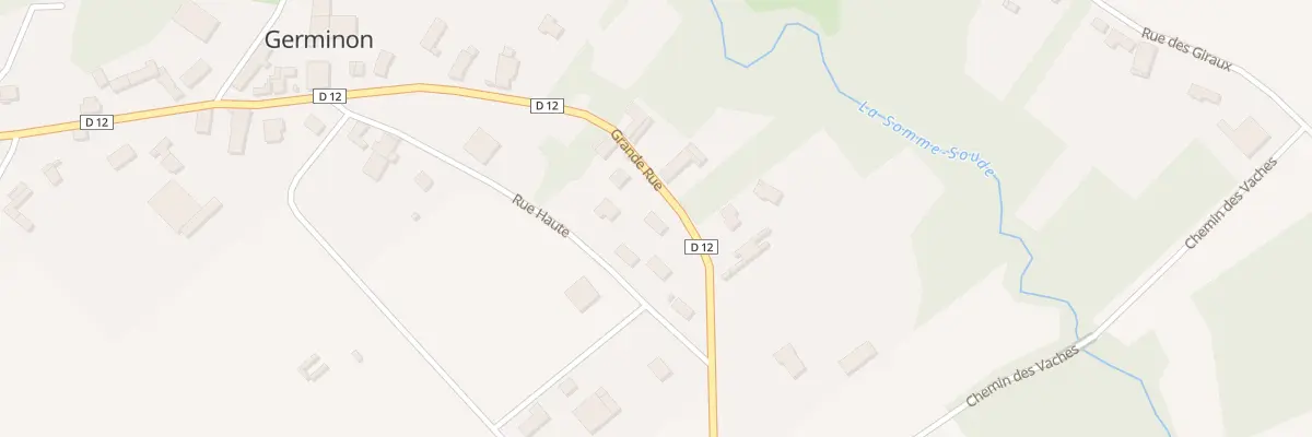 Plan du 3B Rue Haute à Germinon