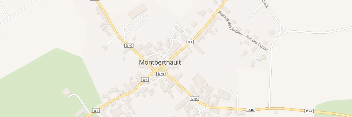 Plan du 4 Rue d’Amont à Montberthault