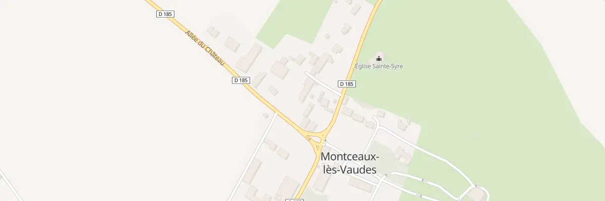 Plan du 1 Rle de la Grande Cour à Montceaux-lès-Vaudes