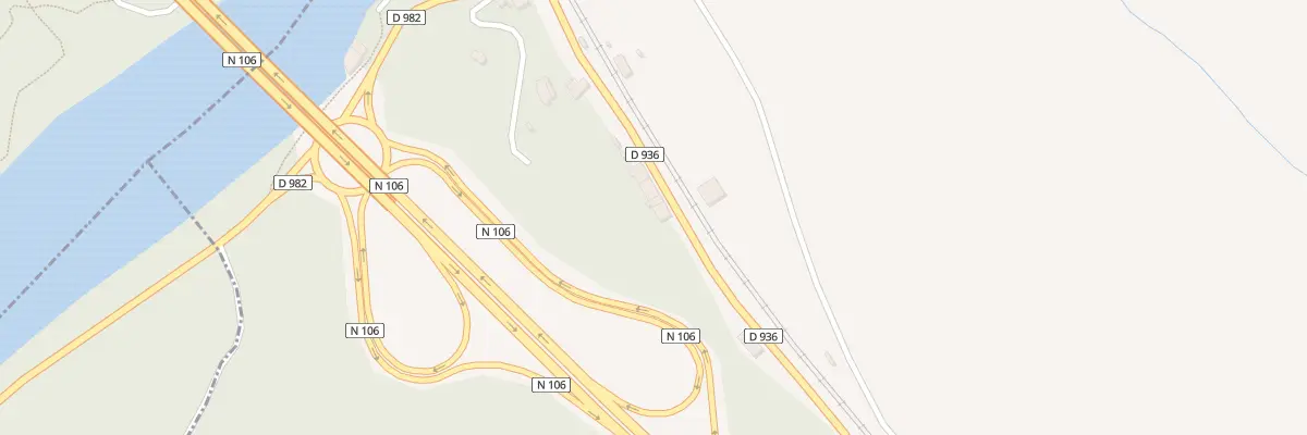 Plan du 7 D Route Departementale 936 à Boucoiran-et-Nozières