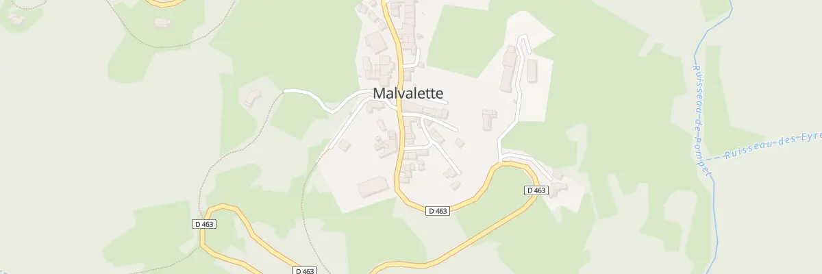 Plan du 15 Rue Georges Brassens à Malvalette