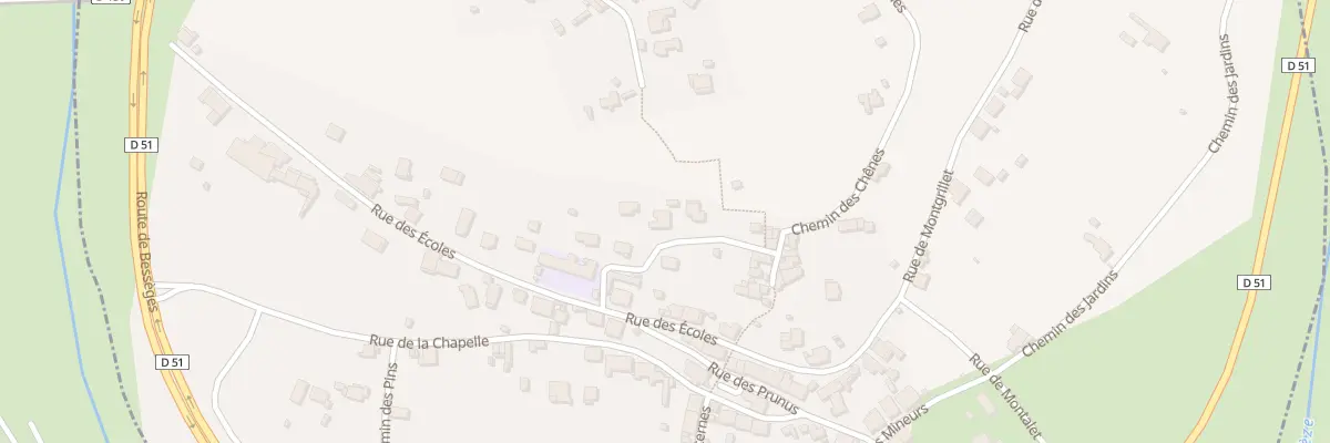 Plan du 79 Rue du Vieux Clet à Meyrannes