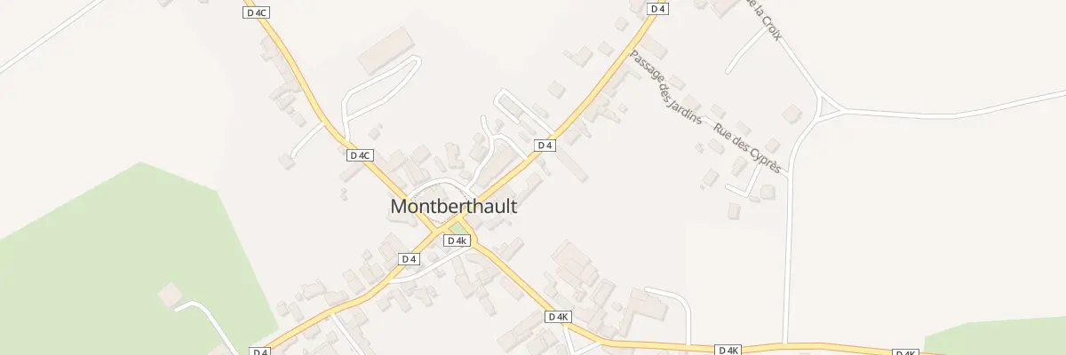 Plan du 6 Rue d’Amont à Montberthault