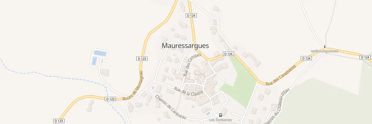 Plan du 44 Rue des Combes à Mauressargues