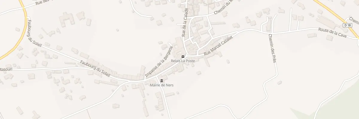 Plan du 35 Rue Marcel Cazalet à Ners