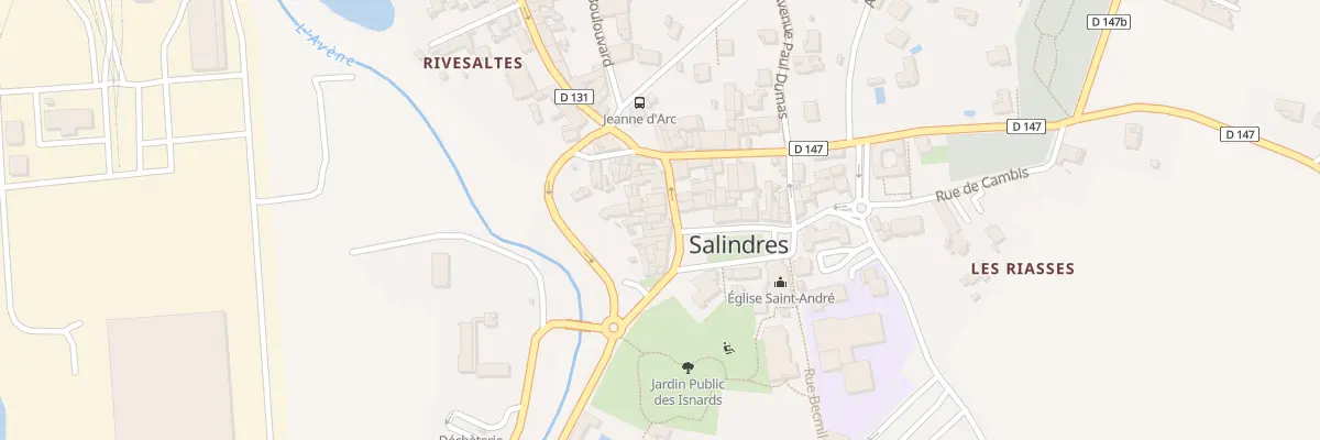 Plan du 90 Rue Henri Merle à Salindres