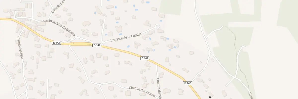 Plan du 600 Rte d’Aigues-Vives à Aubais