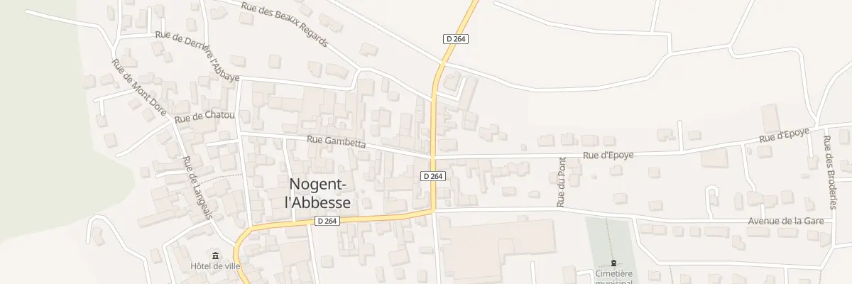 Plan du 203 Rue Gambetta à Nogent-l’Abbesse