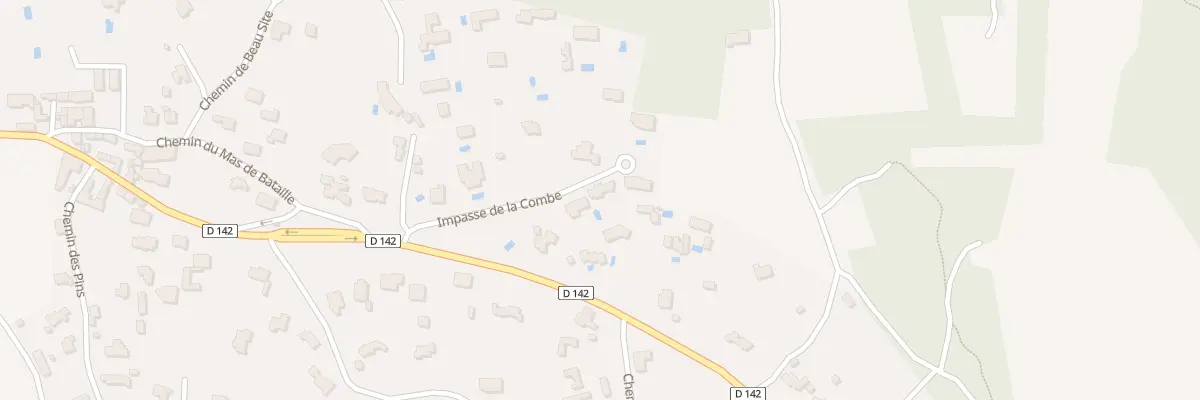 Plan du 149 Imp de la Combe à Aubais