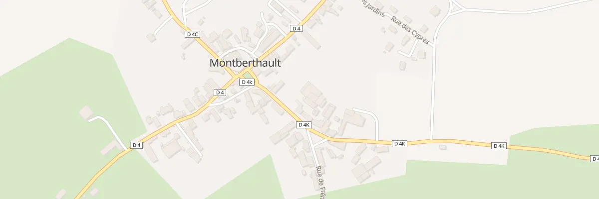 Plan du 5 Rue de l’Eglise à Montberthault