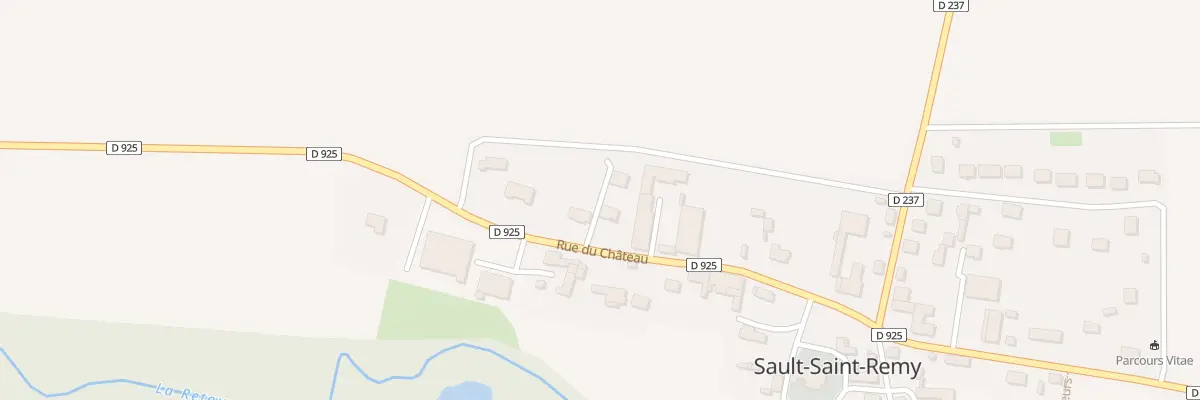 Plan du 14B Rue du Chateau à Sault-Saint-Remy