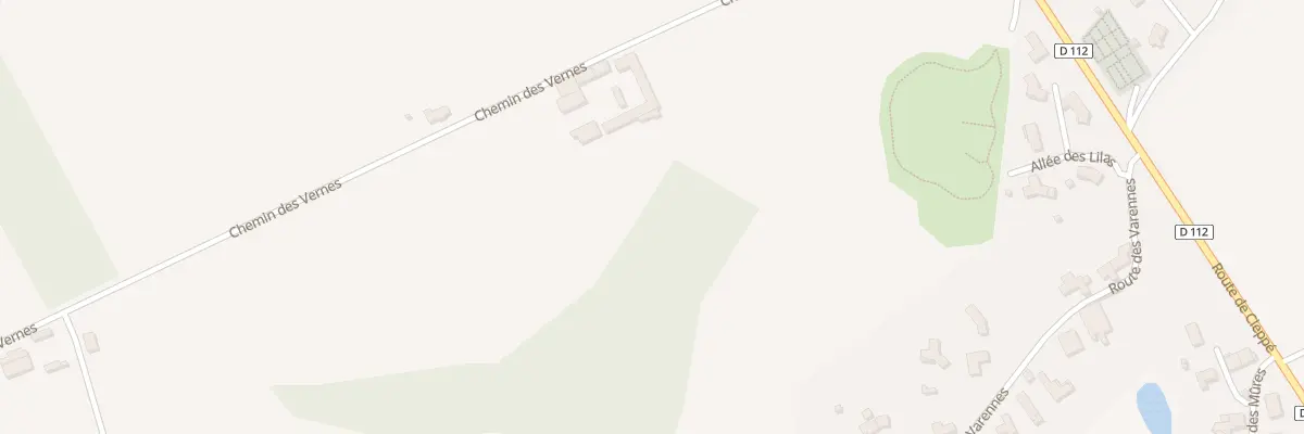 Plan du 311 Che des Vernes à Mizérieux