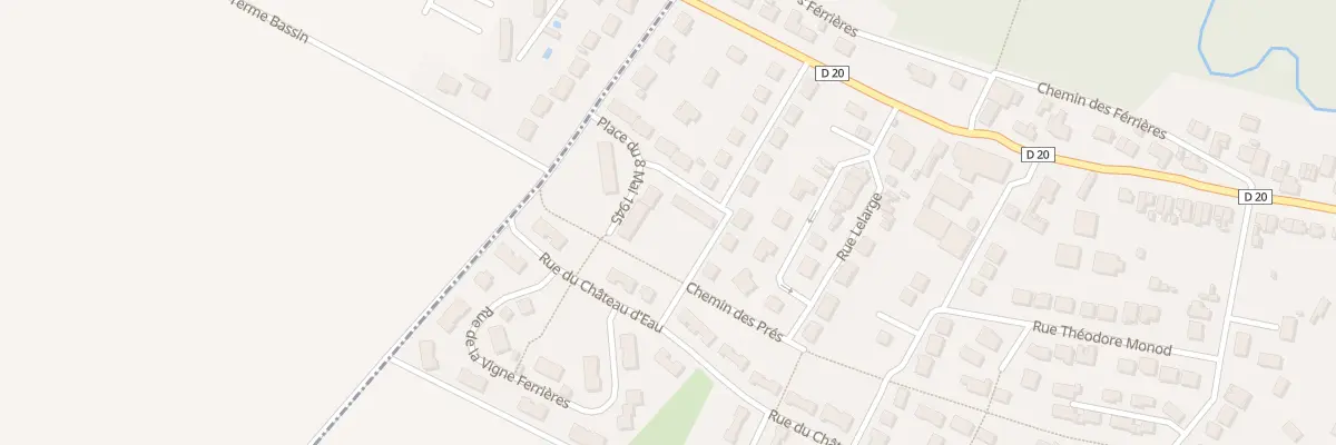 Plan du 14 Rue de la Paix à Bazancourt