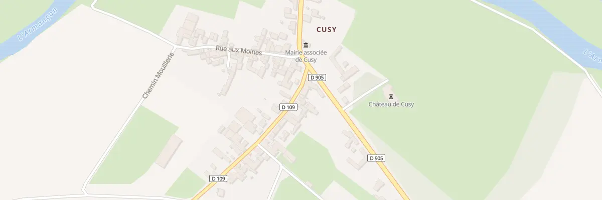 Plan du 5 Rue d’Argenteuil - Cusy à Ancy-le-Franc