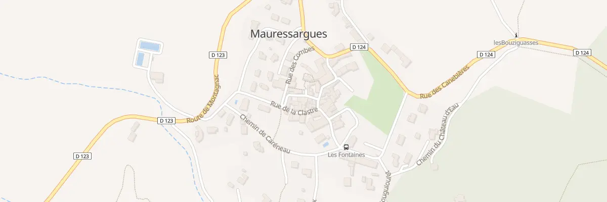 Plan du 23 Rue de l’Eglise à Mauressargues
