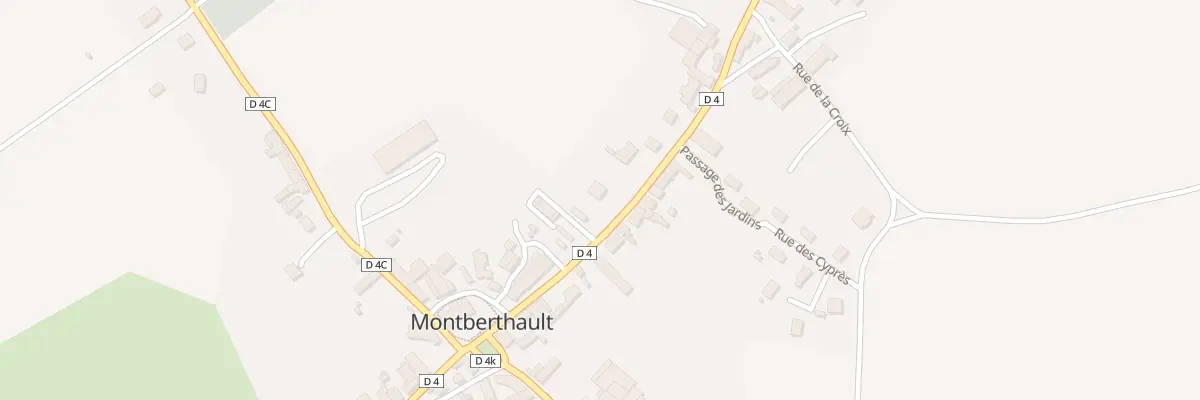 Plan du 3 Rue d’Amont à Montberthault