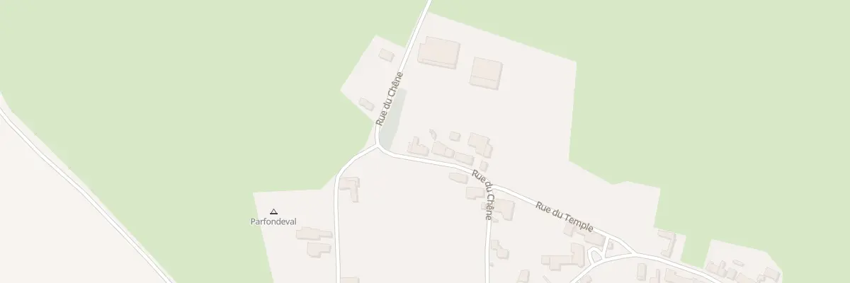 Plan du 3 Rue du Temple à Parfondeval
