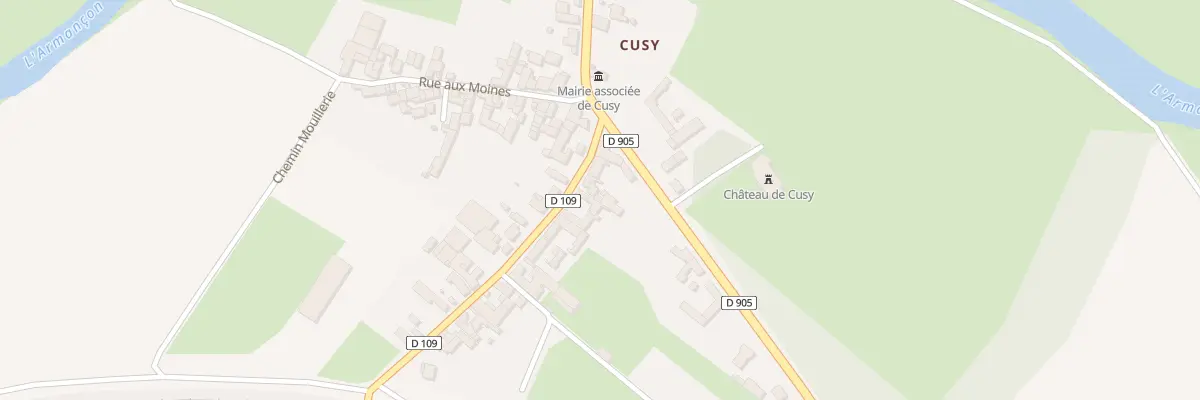 Plan du 7B Rue d’Argenteuil - Cusy à Ancy-le-Franc