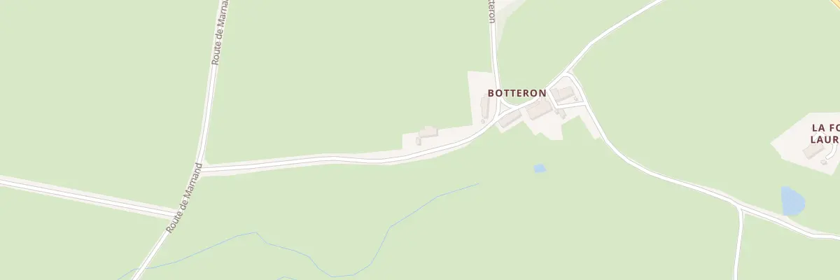 Plan du 530 Che de Botteron à Varenne-l’Arconce
