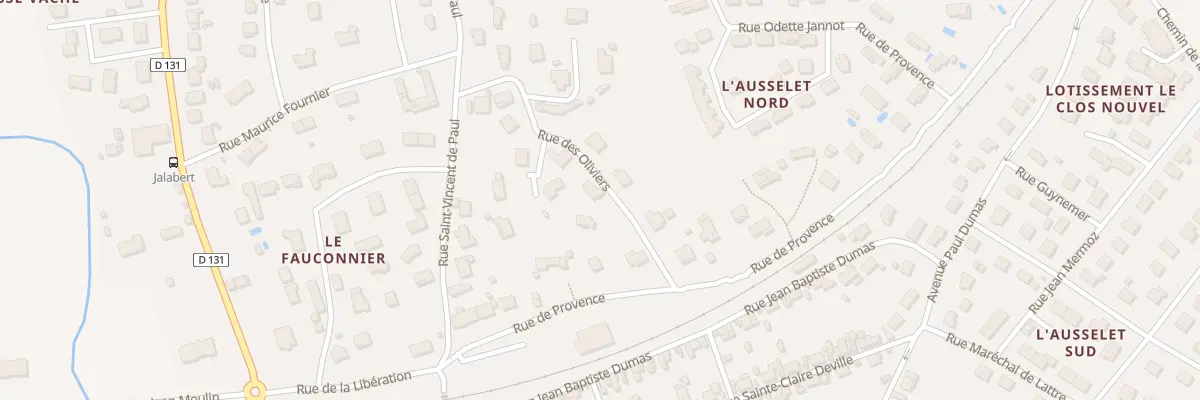 Plan du 14 Rue des Oliviers à Salindres