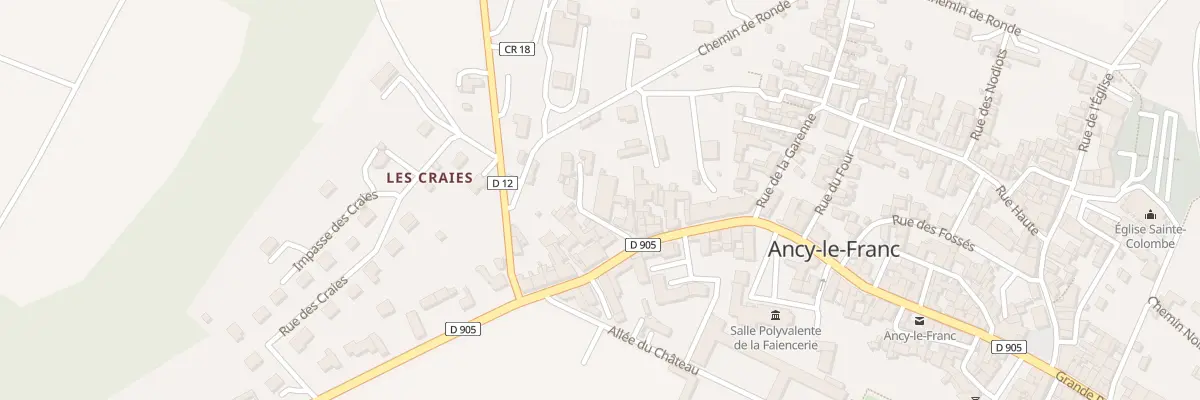 Plan du 10 Vc au Maire à Ancy-le-Franc