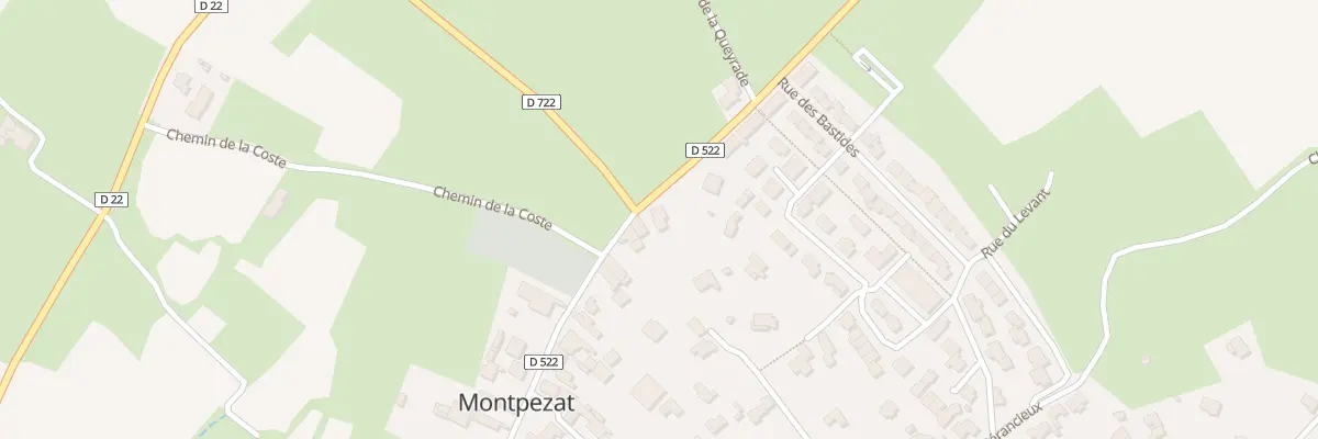 Plan du 46 Rue de Nimes à Montpezat