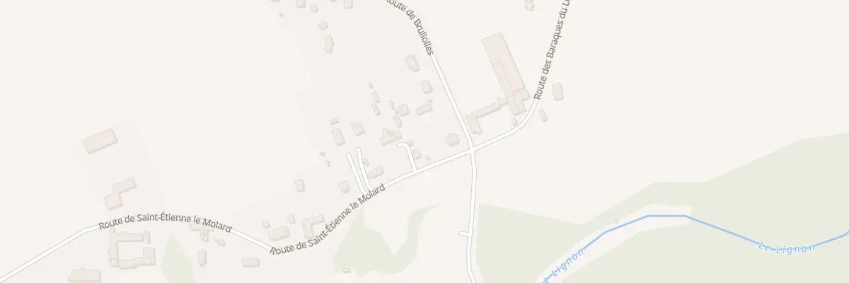 Plan du 56 Rte de Saint Etienne le Molard à Poncins