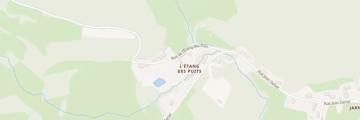 Plan du 3 Rue de l’Étang des Poix à Alligny-en-Morvan