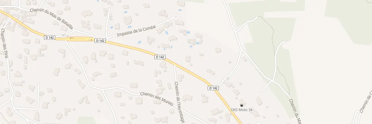 Plan du 620 Rte d’Aigues-Vives à Aubais