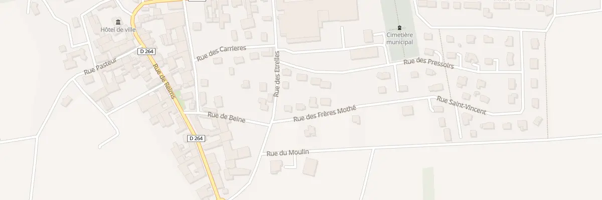 Plan du 45 Rue des Frères Mothé à Nogent-l’Abbesse