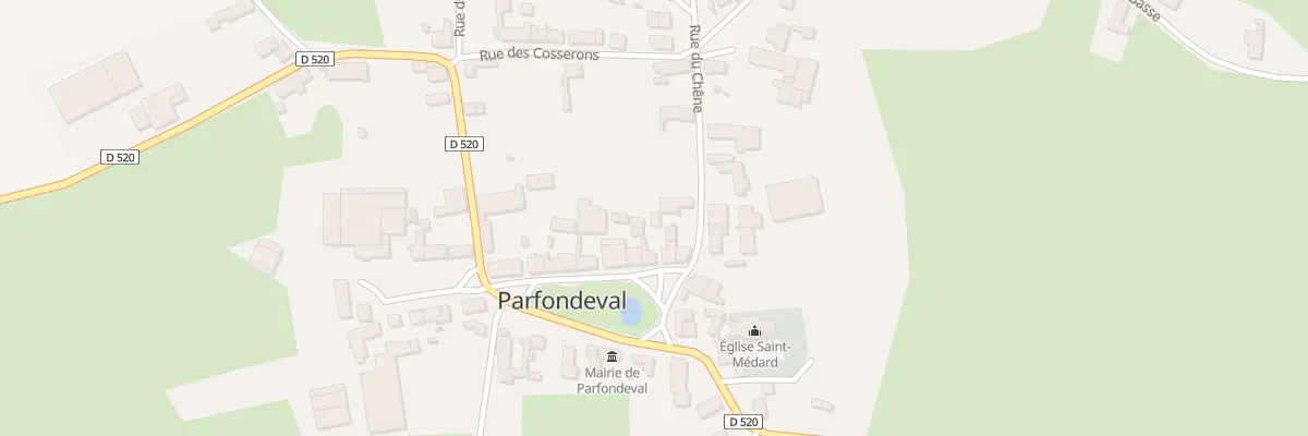 Plan du 3 Rue de la Place à Parfondeval