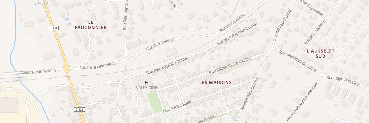 Plan du 16 Rue Jean-Baptiste Dumas à Salindres