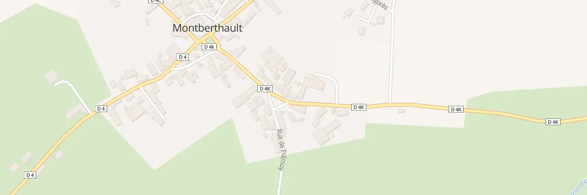 Plan du 13 Rue de l’Eglise à Montberthault