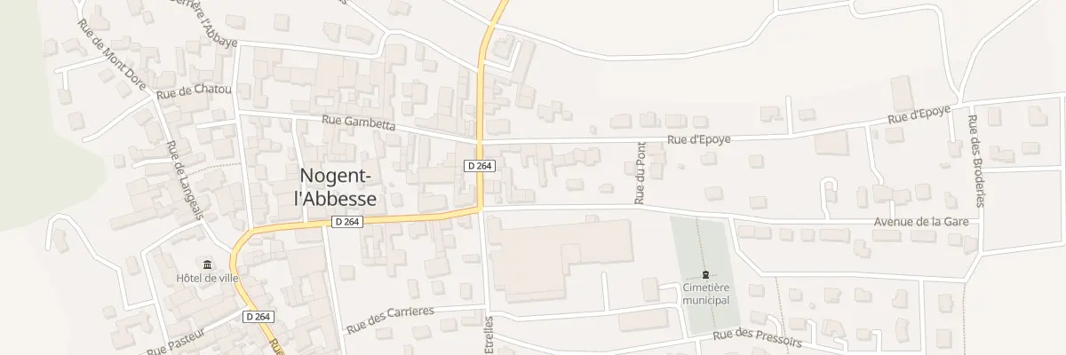 Plan du 45 Av de la Gare à Nogent-l’Abbesse